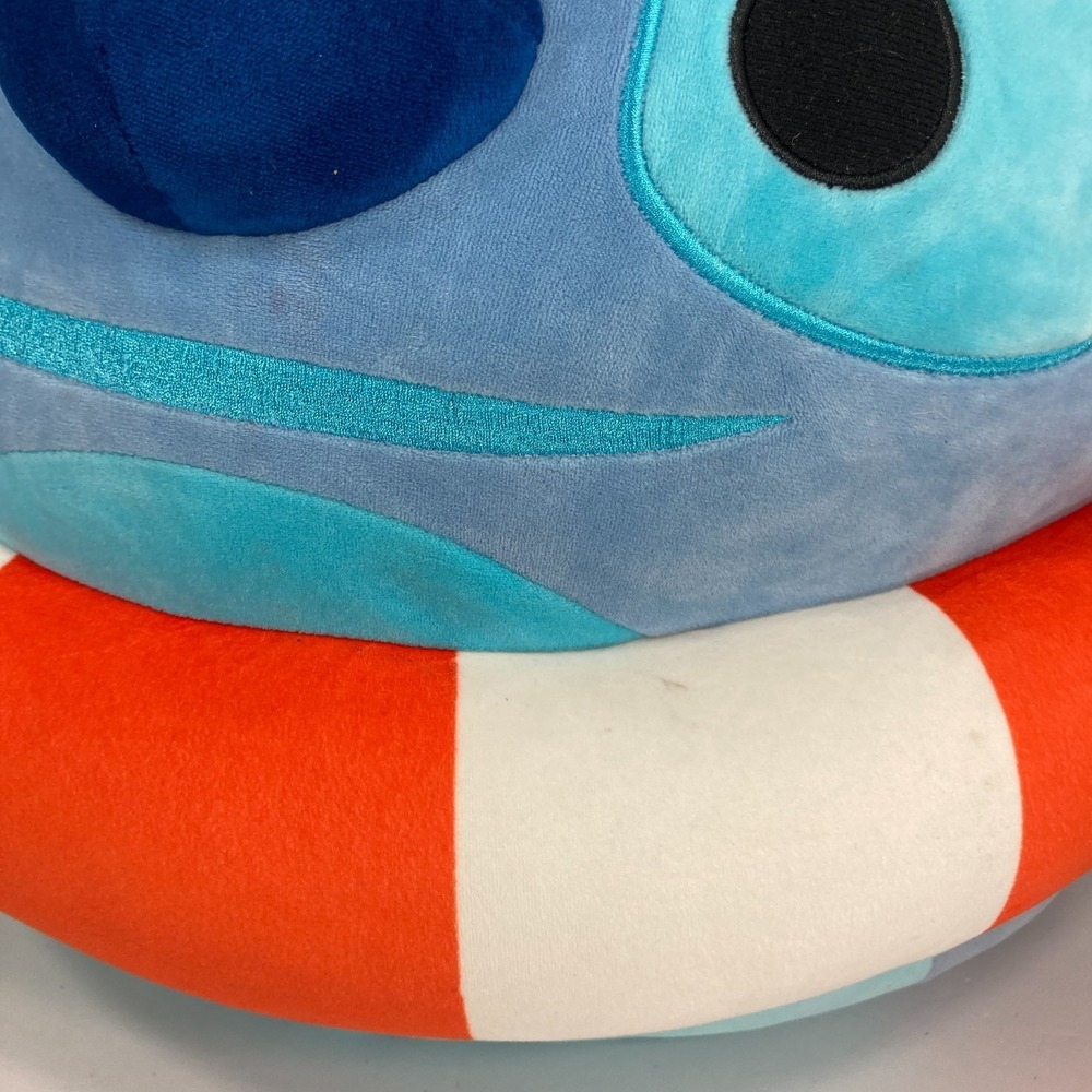 Squishmallows Large 20" Disney Stitch Summer Inner Tube Pool Stitch Plush - Picture 3 of 14